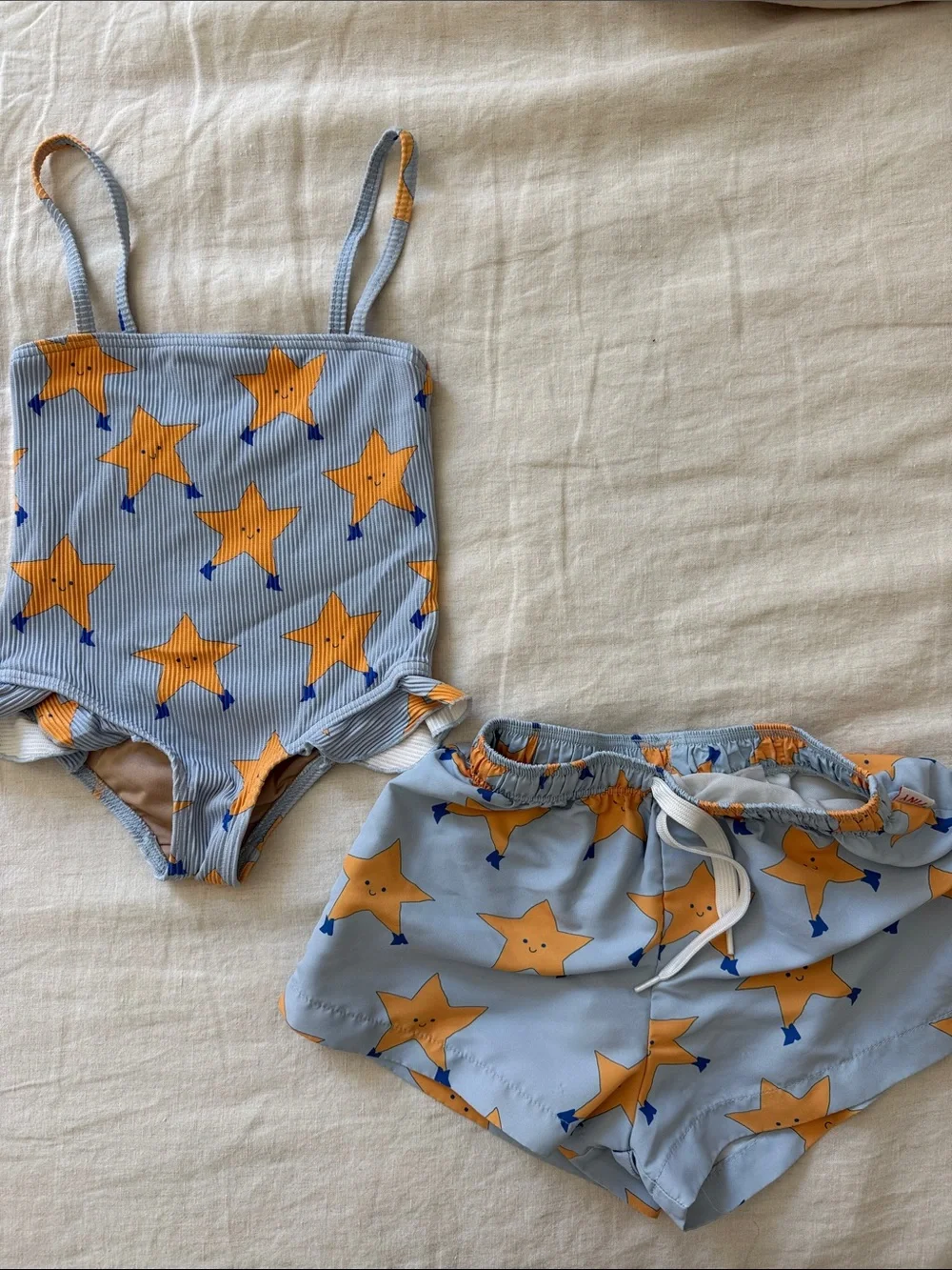 Matching Sibling Swim Set Tiny Cottons Dancing Stars 3T/6T
